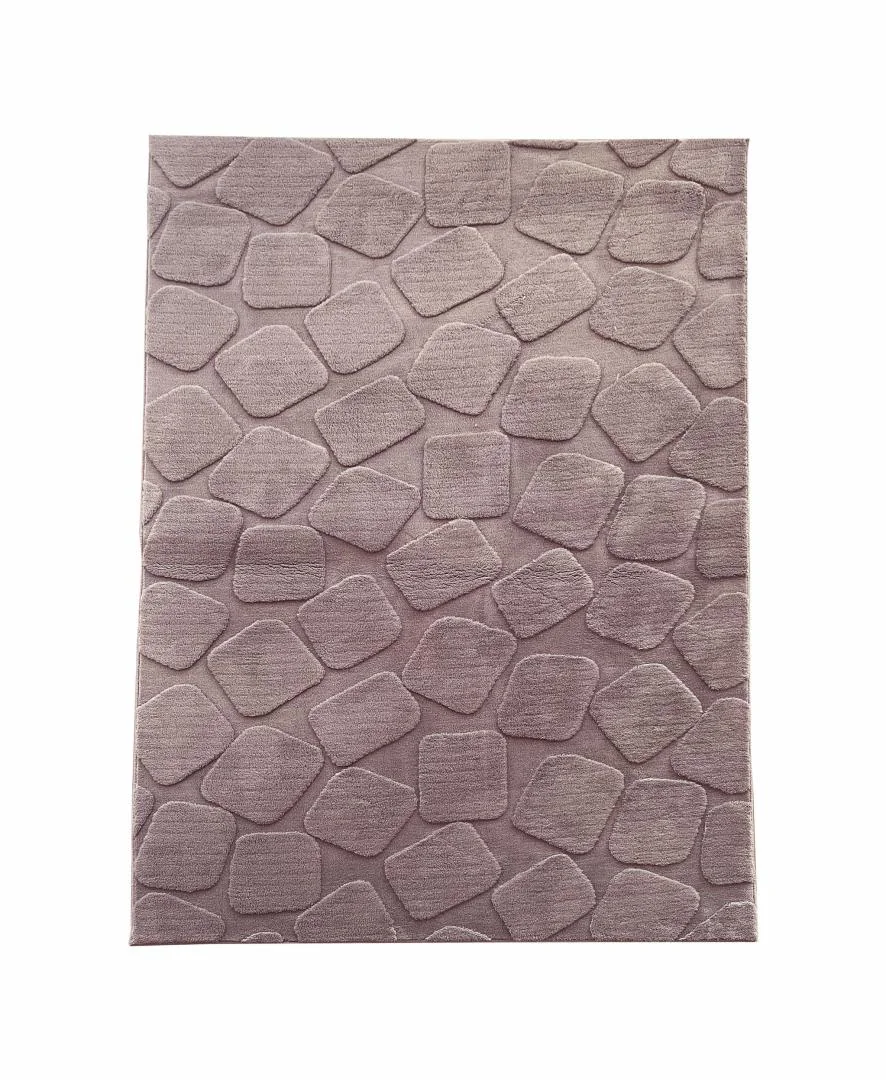 Covor, model in relief,Stone,160x230 Brown