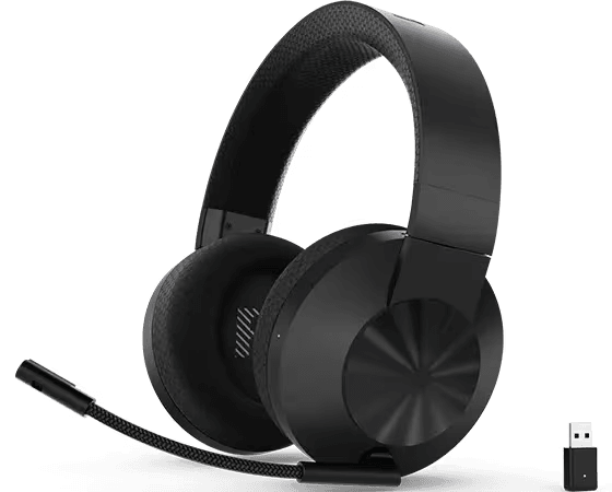 Casti gaming Lenovo Legion 600, Wireless, Multiplatform, Negru, Frecventa de raspuns (Hz): 20 - 20.000 Hz, Diametru difuzor: