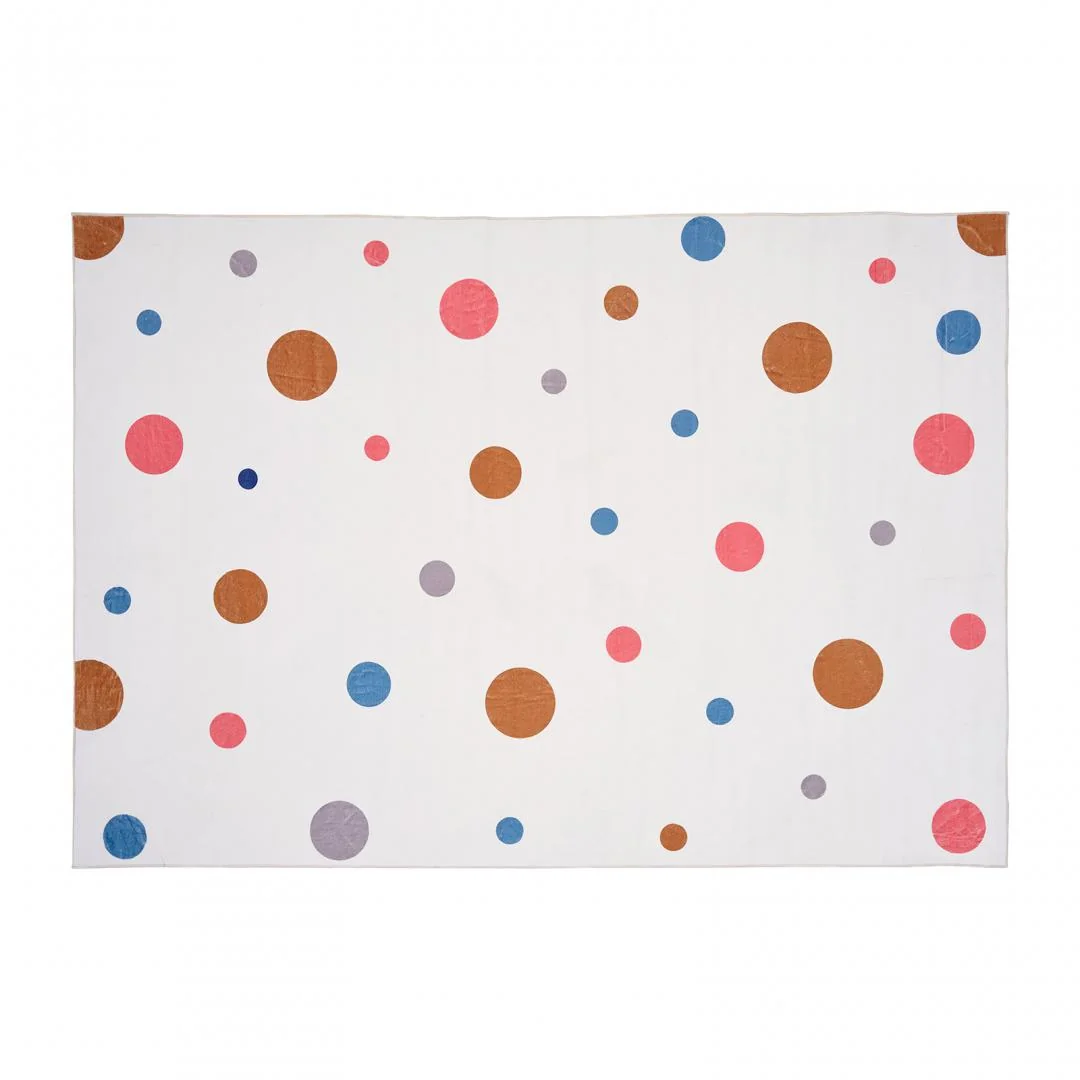Covor printat, BUBBLE 200x300 cm, lavabil cu spate antialunecare, inaltime fir 3mm