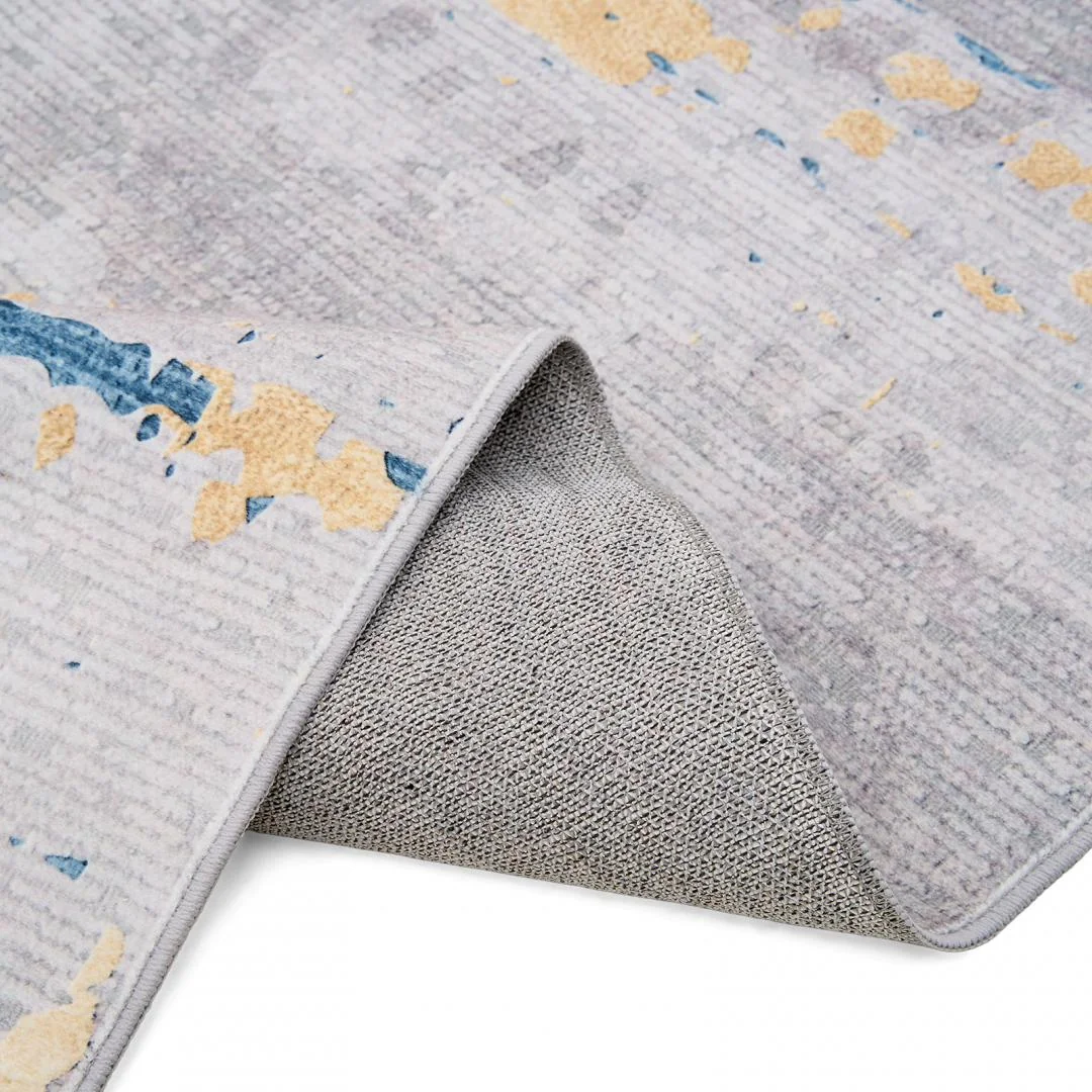 Covor printat, LUNA 70x140 cm, lavabil cu spate antialunecare, inaltime fir 3mm
