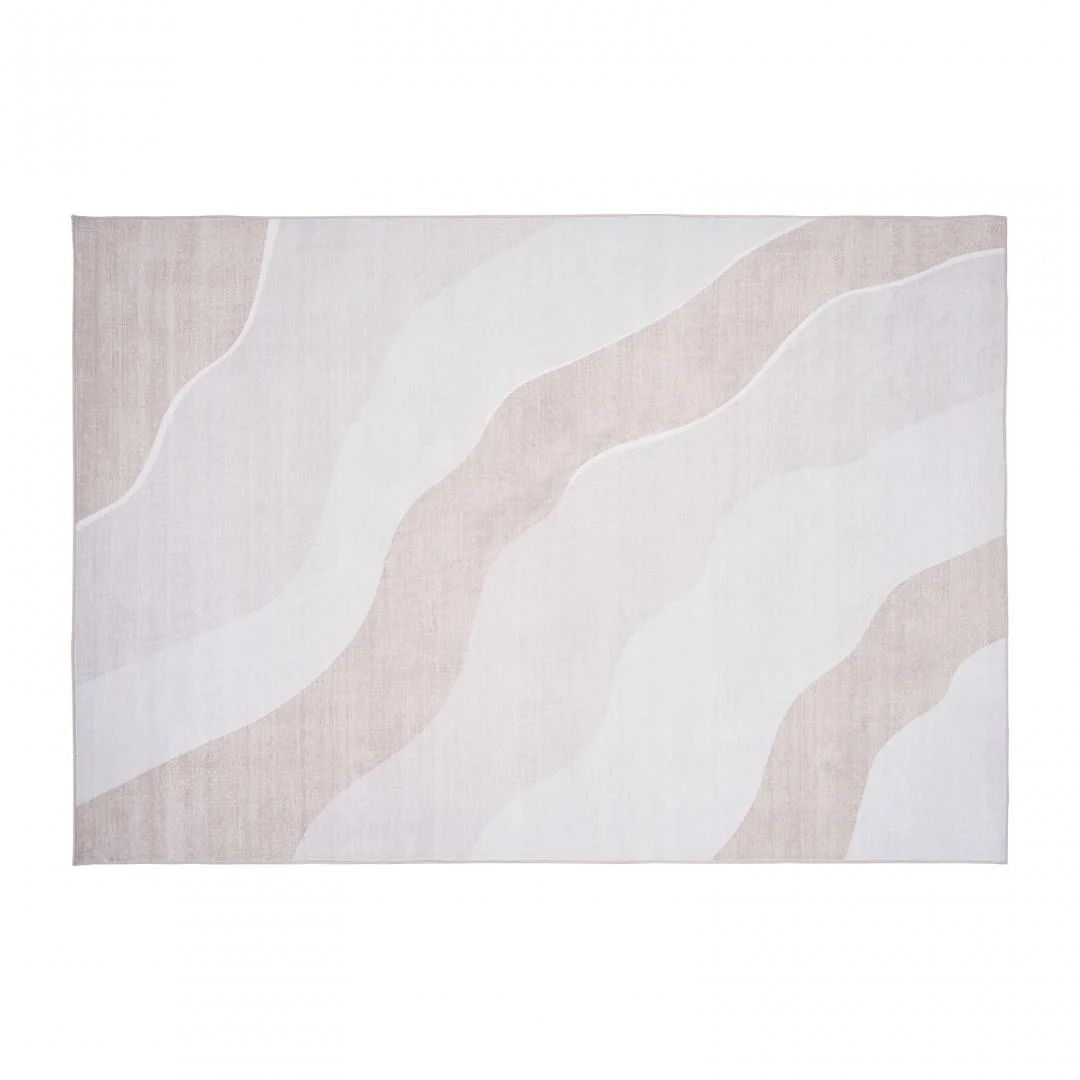 Covor printat, SAND  160x230 cm, lavabil cu spate antialunecare, inaltime fir 3mm