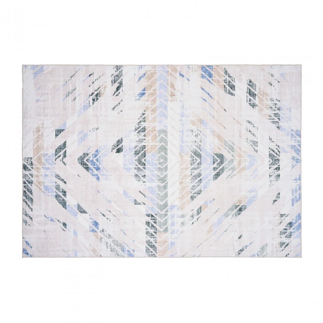Covor printat, MABO 160x230 cm, lavabil cu spate antialunecare, inaltime fir 3mm