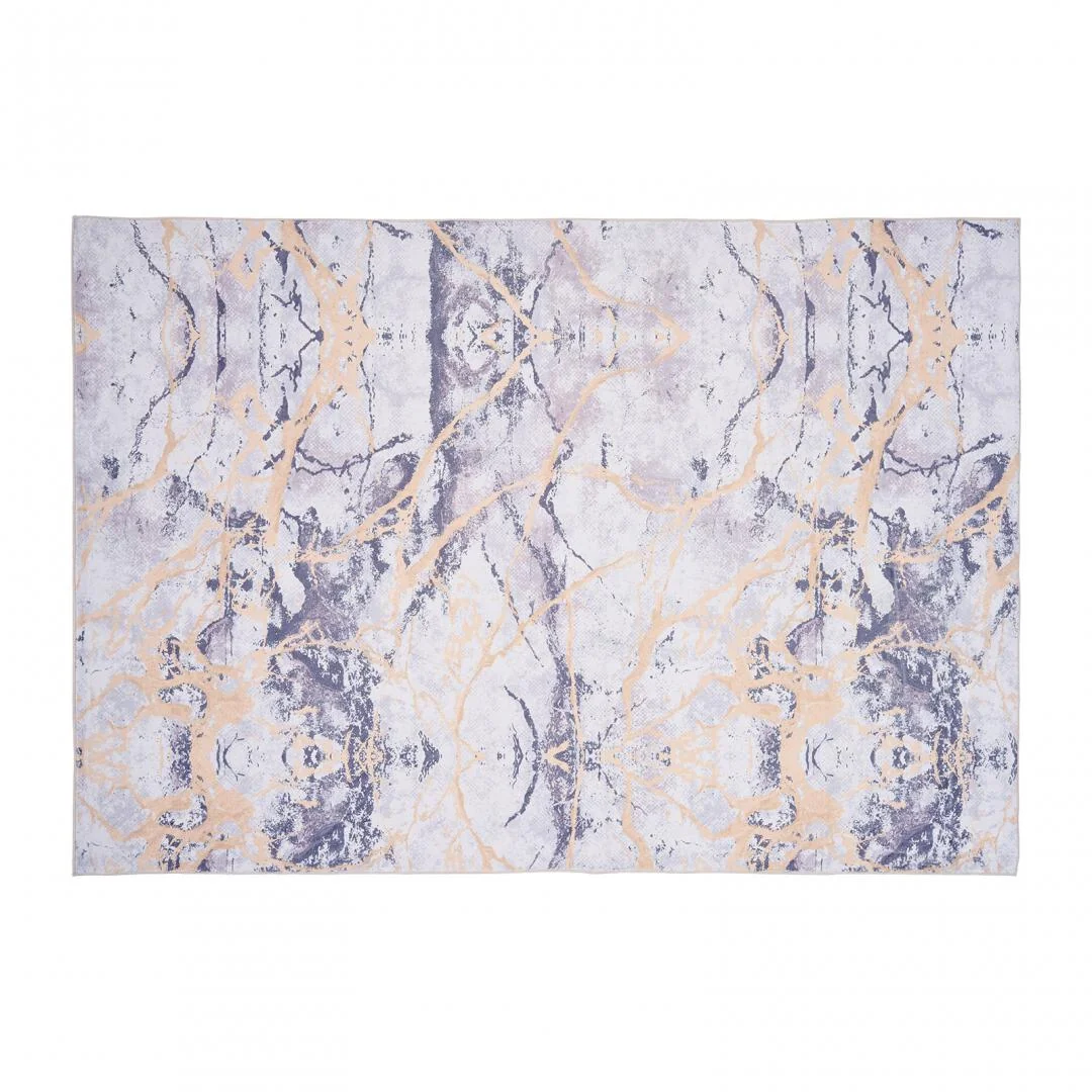 Covor printat, HAGA 160x230 cm, lavabil cu spate antialunecare, inaltime fir 3mm