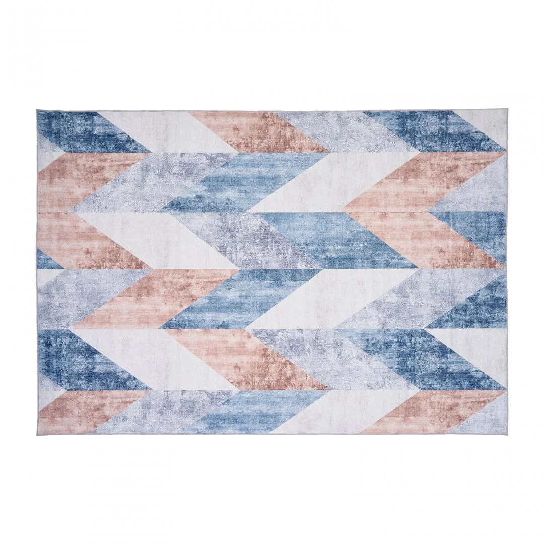 Covor printat, DEVON 160x230 cm, lavabil cu spate antialunecare, inaltime fir 3mm