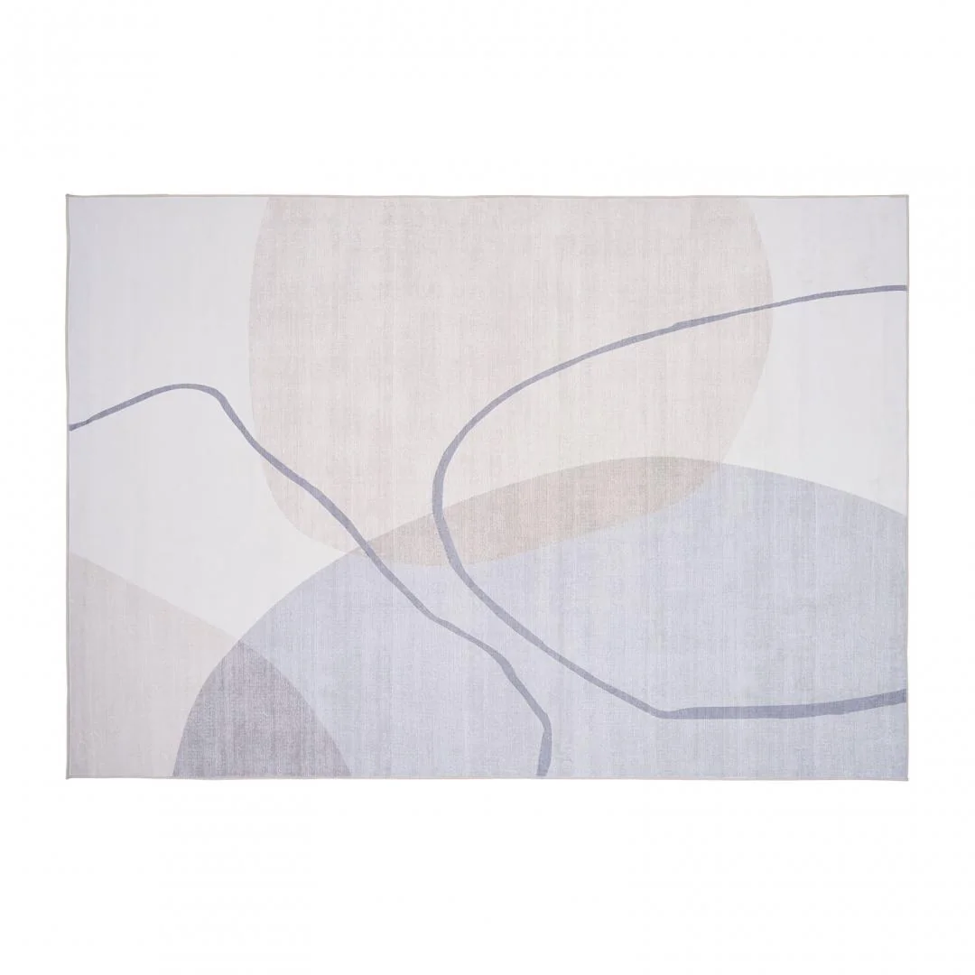 Covor printat, CONOR 160x230 cm, lavabil cu spate antialunecare, inaltime fir 3mm