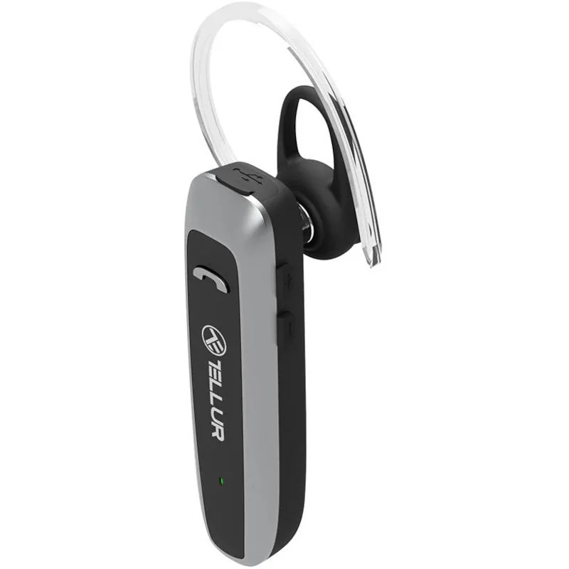 Casca BT Tellur Vox 95, raza wireless până la 10 m, frecventa 2,4 GHz, clasa 2, timp de vorbire până la 20 de ore, timp de așteptare până la 30 de zile, baterie 180mAh, sensibilitate difuzor 101±3dB la 1 kHz, negru