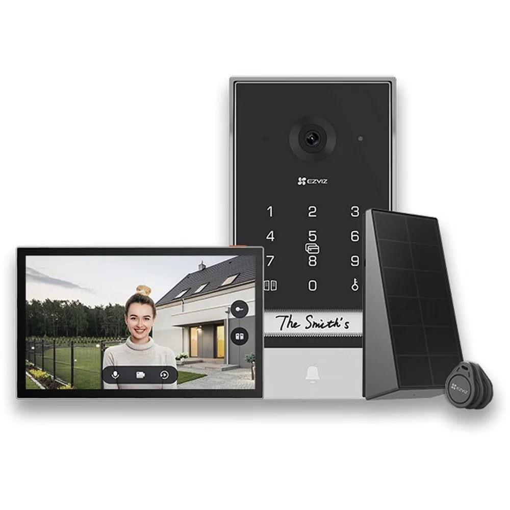 SONERIE VIDEO SMART CU PANOU SOLAR Ezviz