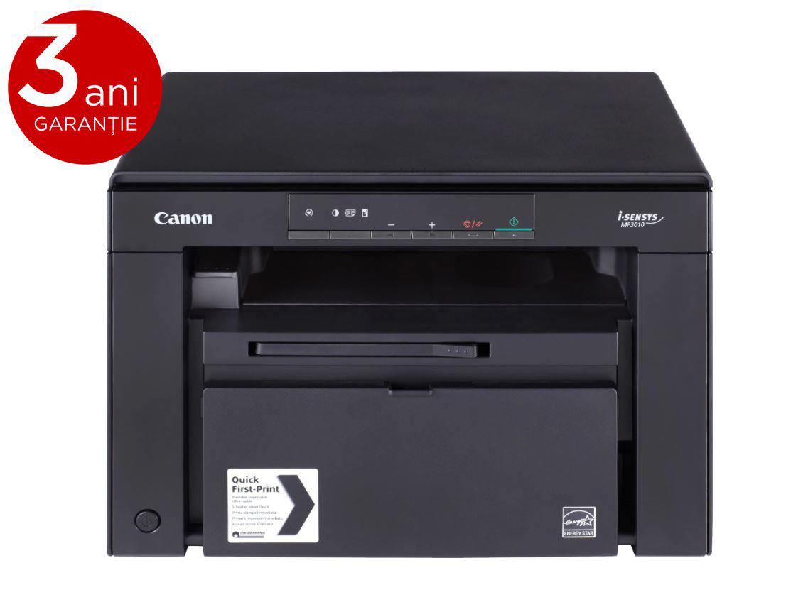Multifunctional laser mono Canon MF3010 + 2X CRG725 incluse in pachet ,dimensiune A4 (Printare, Copiere, Scan... | Altamag.ro