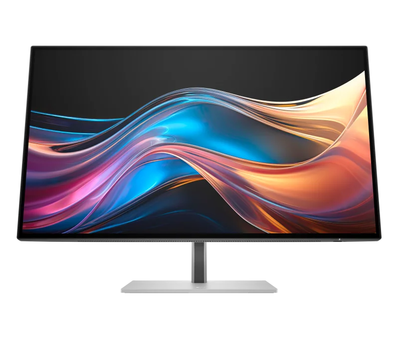 Monitor 27" HP Series 7 Pro 727pq, LED, IPS, QHD 2560x1440, 16:9, 5 ms, 400 cd/m², 2000:1 static, 178°/178°, 3x USB Type-A 10Gbps/ 1x DP 1.4/1x DP 1.4 out / 1x HDMI 2.0/ 2x USB Type-C 10Gbps, Swivel: ±45°; Tilt: -5 to +20°; Pivot rotation: ±90°; Height