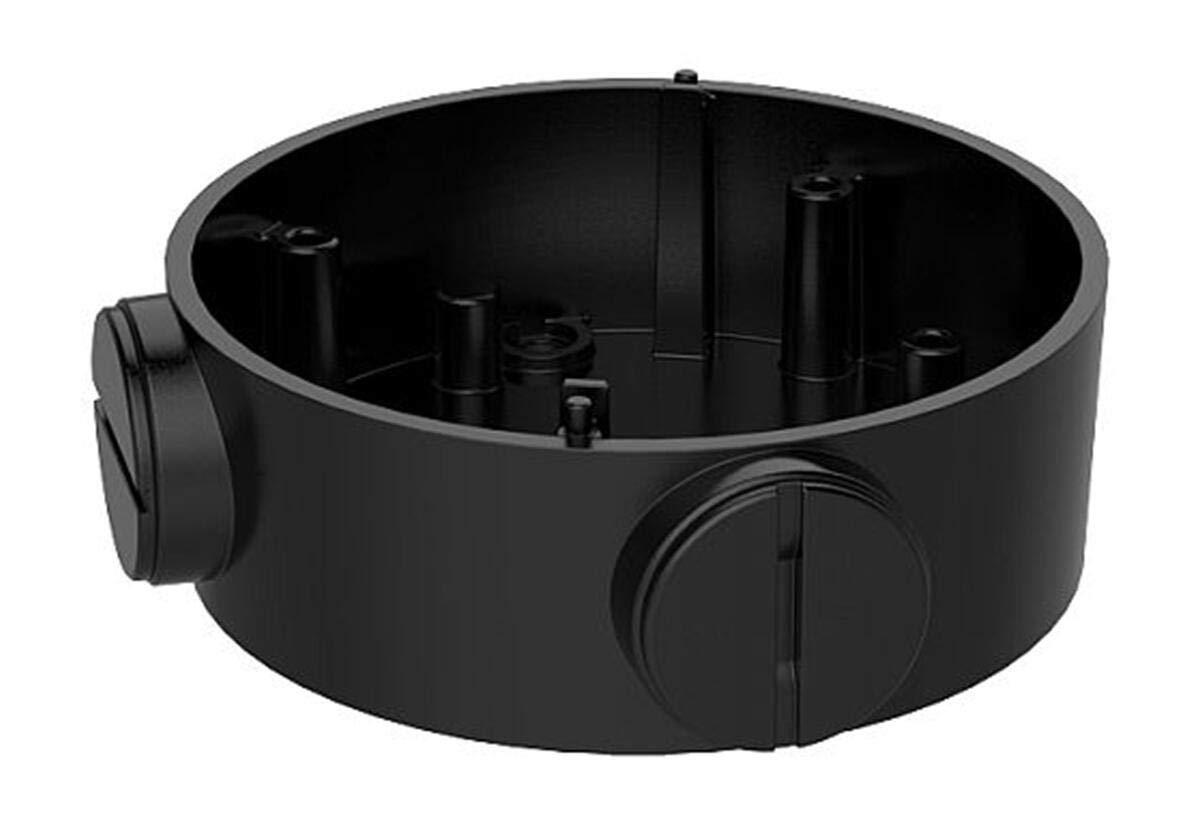 Hikvision Junction Box DS-1260ZJ neagra, compatibil cu bullet camera, aliaj aluminiu, diametru: 80.5mm | Altamag.ro
