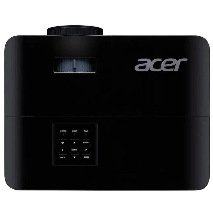 Videoproiector Acer X139, WXGA 1280*800, up to WUXGA 1920*1200, 4.800 lumeni, 16:10/ 16:9/ 4:3, 20.000:1, zoom optic 1.1x, distanta maxima proiectie 10 m, dimensiune maxima imagine 300'', boxa 3W, lampa 5.000/ 20.000 ore, 29 dB,2.4 kg, D-sub, composite