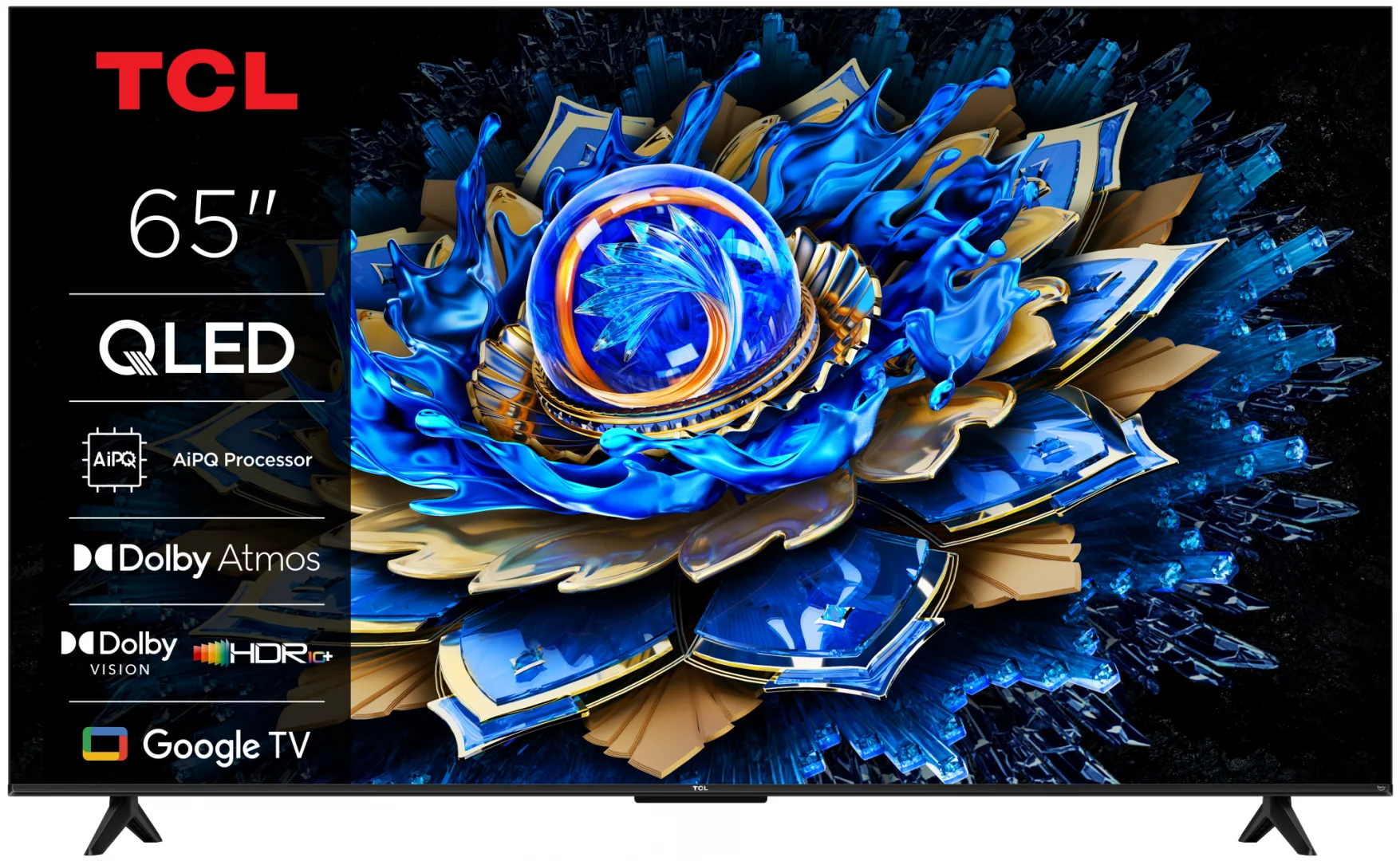 Televizor TCL QLED 65T69C, 164 cm, Smart Google TV, 4K Ultra HD, (Model 2025) TCL