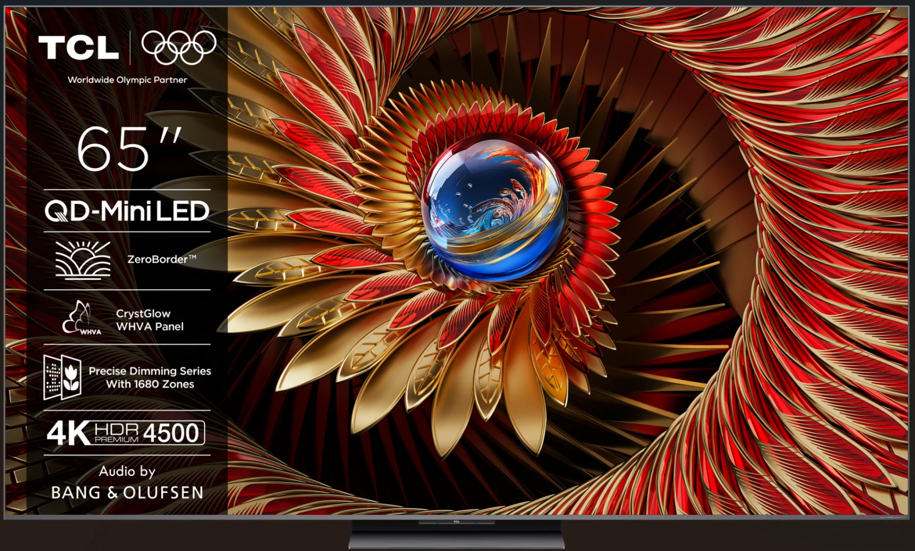 Televizor TCL Mini LED 65Q8C, 164 cm, Smart Google TV, 4K Ultra HD, (Model 2025)