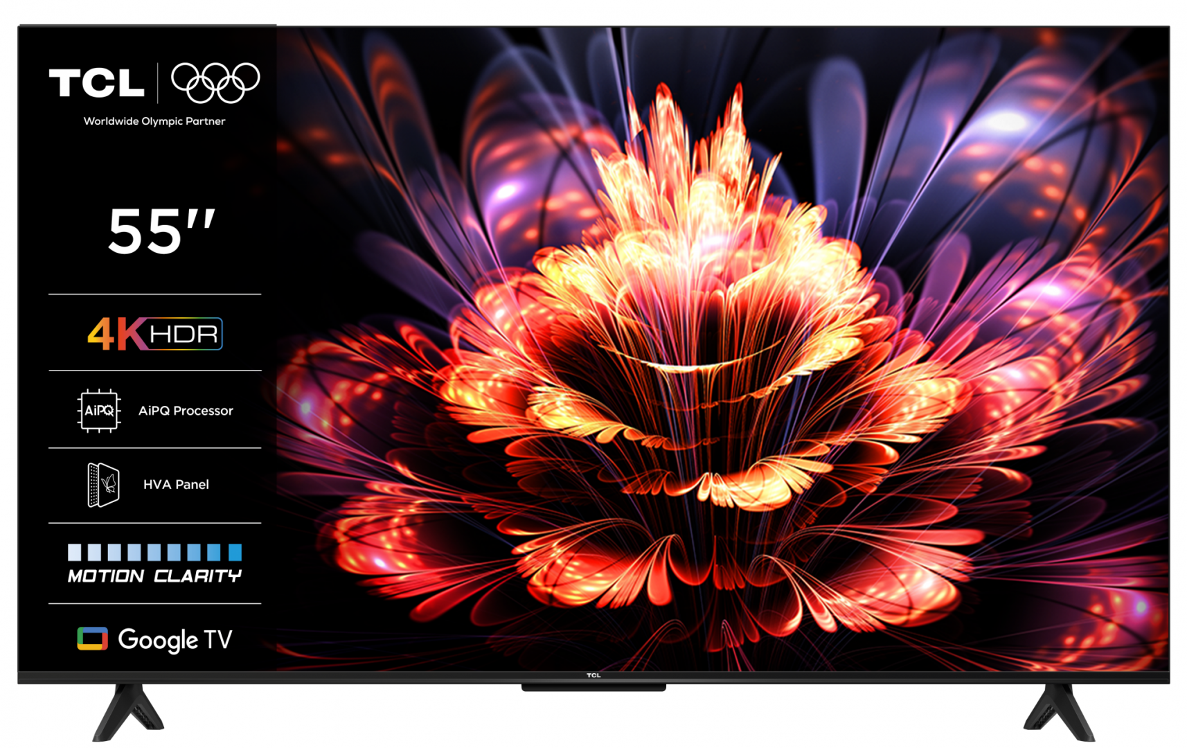 Televizor TCL LED 55V6C, 139 cm, Smart Google TV, 4K Ultra HD, (Model 2025) | Altamag.ro