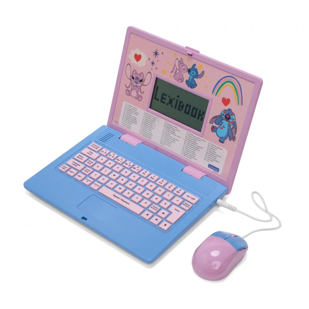 LAPTOP EDUCATIONAL BILINGV EN/RO, STITCH Lexibook