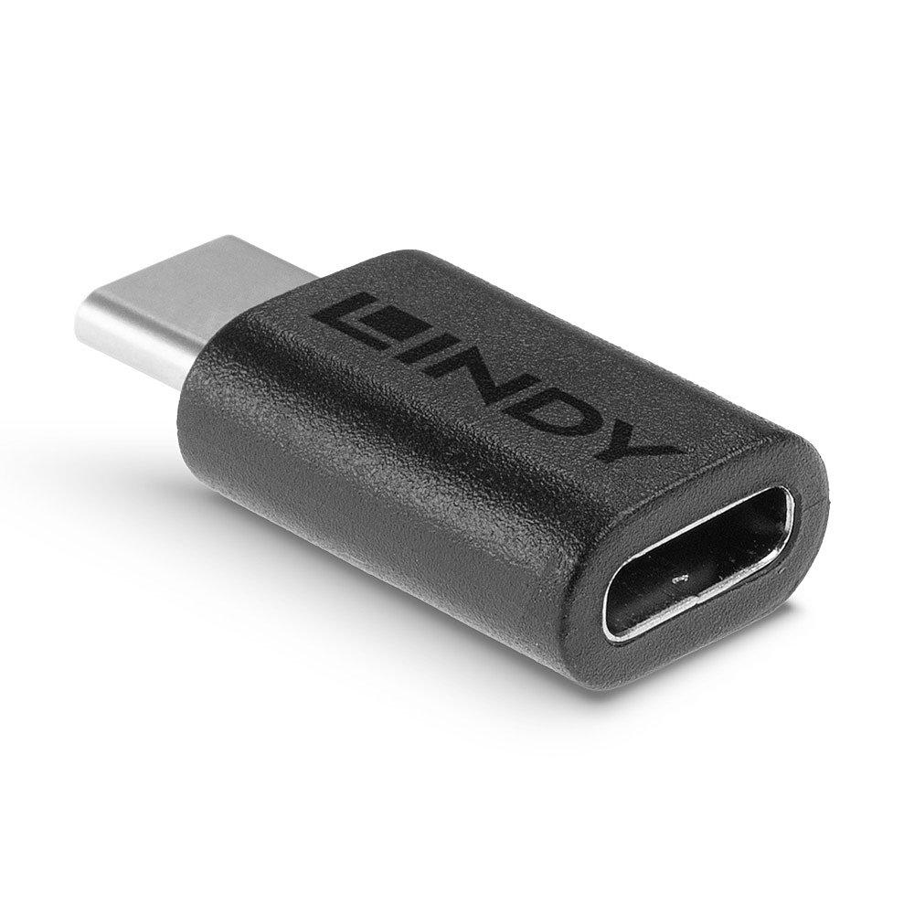 Adaptor Lindy USB 3.2 Type C la C, dimensiuni 26.5x13x7.5mm, latime de banda suportata 20Gbps, negru | Altamag.ro