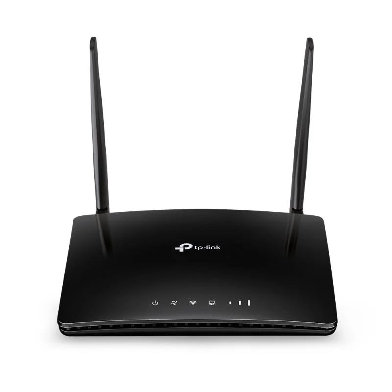 AC1200 Wireless Dual Band 4G LTE Router Build-In 150Mbps 4G LTE Modem SPEED: 867 Mbps at 5 GHz + 300 Mbps at 2.4 GHz, 4G Cat4 150/50 Mbps SPEC: 2× Antennas, 3× Fast Ethernet LAN Ports, 1× Fast Ethernet WAN/LAN Port,