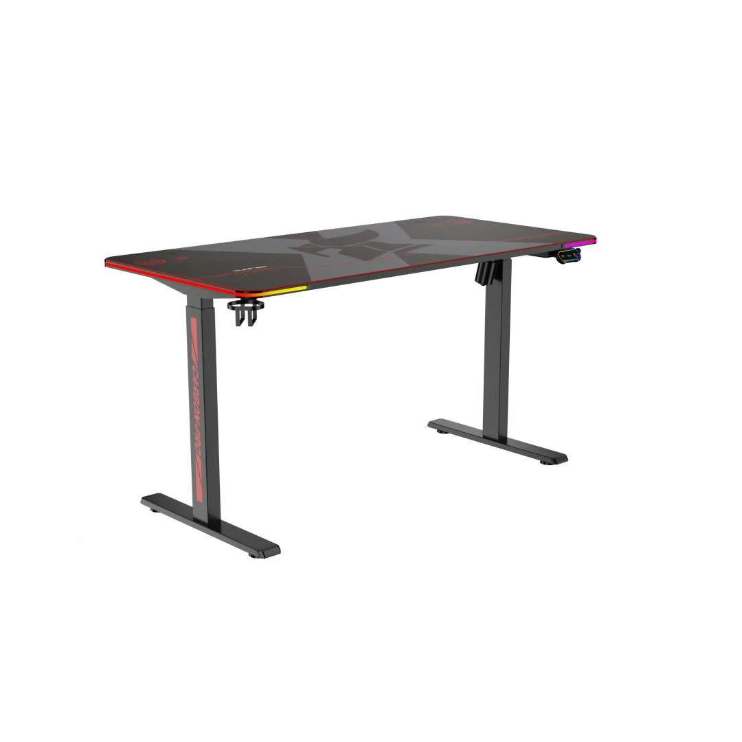 Birou electric Serioux Carbon Pro, reglabil pe inălțime, Orientare Cadru: Rectangular, Greutate maxima: 60 kg, Interval de inălțime: 730~ 1210 mm, Segmente coloană: coloană în două Etape, Dimensiune coloană: 40x70 mm, 45x75 mm, Număr picioare: doua,