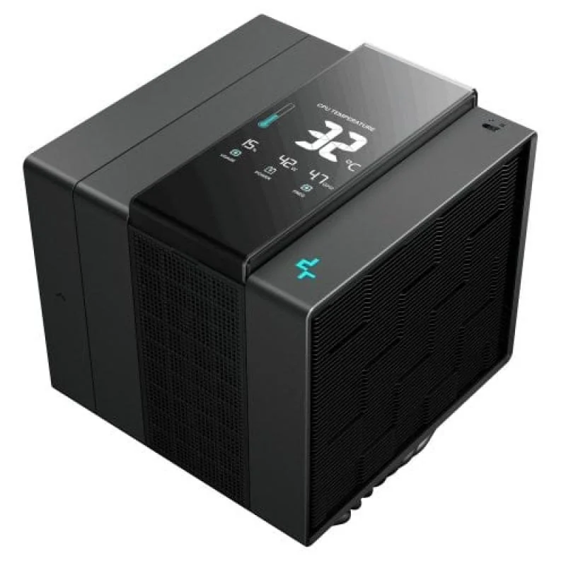 Cooler Procesor DEEPCOOL ASSASIN IV VC VISION NEGRU, marime heatsink 140x110x160mm, un ventilator, viteza ventilator 500-1800 RPM +/- 10%, Airflow: 61.25 CFM, Suport AMD: AM4/AM5, suport INTEL: LGA 1700/1200/1151/1150/1155/2011-v3/2011/2066, nivel de