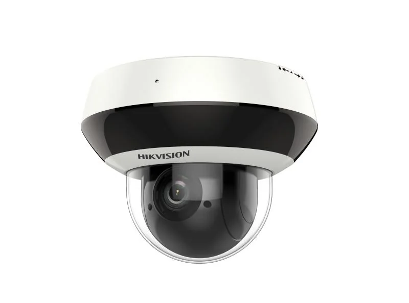 Camera de supraveghere IP Mini Dome PTZ  4X Outdoor 4MP Hikvision DS-2DE2A404IW-DE3/W(C0)(S6)(C), lentila varifocala: 2.8-12mm, iluminare min: Color: 0.005 Lux @ (F1.5, AGC ON), B/W: 0.001 Lux @ (F1.5, AGC ON), 0 Lux cu IR: 20m, microfon incorporat,