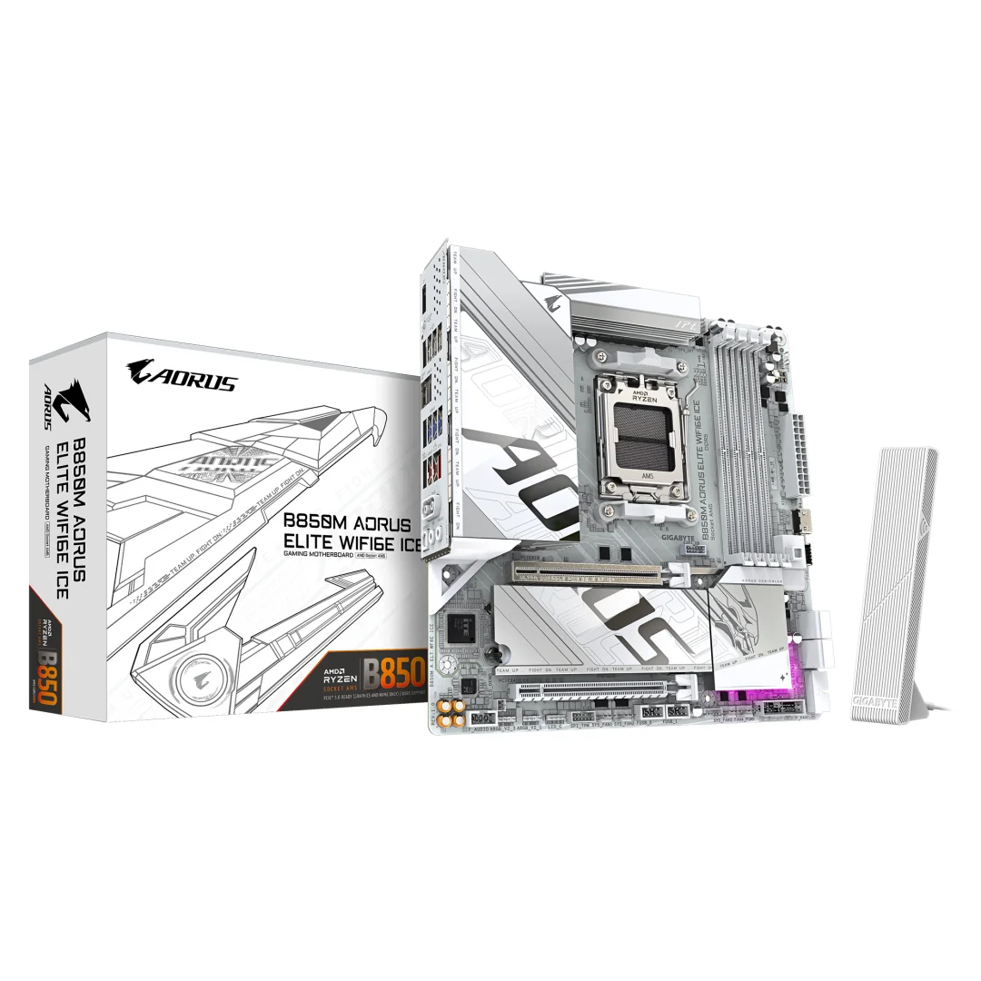 Placa de bază Gigabyte B850M AORUS ELITE WIFI6E ICE AM5 Gigabyte