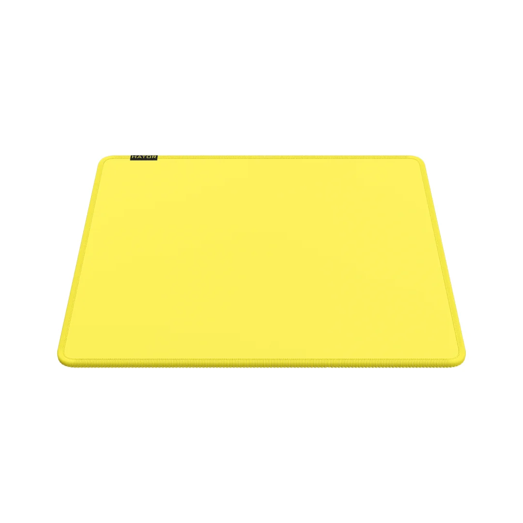 Mousepad Hator Tonn Evo M, material cauciuc, dimensiuni 360 х 300 х 4 mm, galben