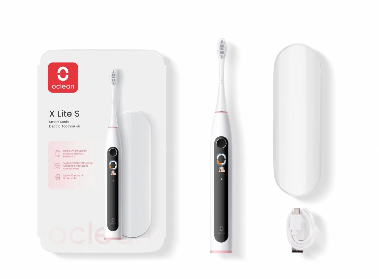 Set periuta de dinti smart sonica Oclean X Lite