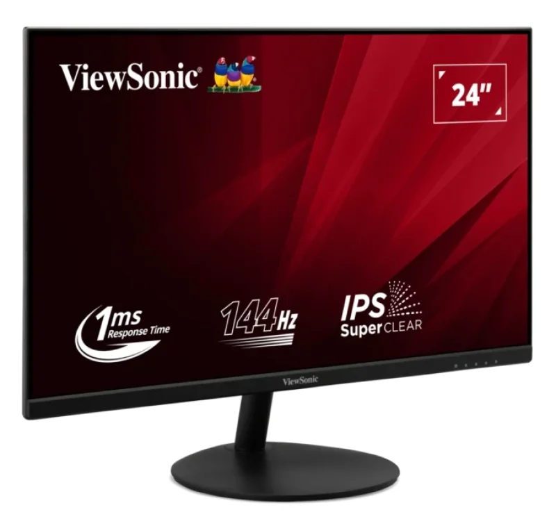 Monitor ViewSonic 23.8" VA24E2-H, Diagonal (inch): 23.8, Diagonal (cm): 60, Aspect ratio: 16:9, Panel: IPS, Resolution: 1920x1080, Refresh Rate: 144Hz, Response time MPRT: 1ms, Brightness (max): 250 cd/m², Contrast (static) : 1000:1, Contrast (dynamic):