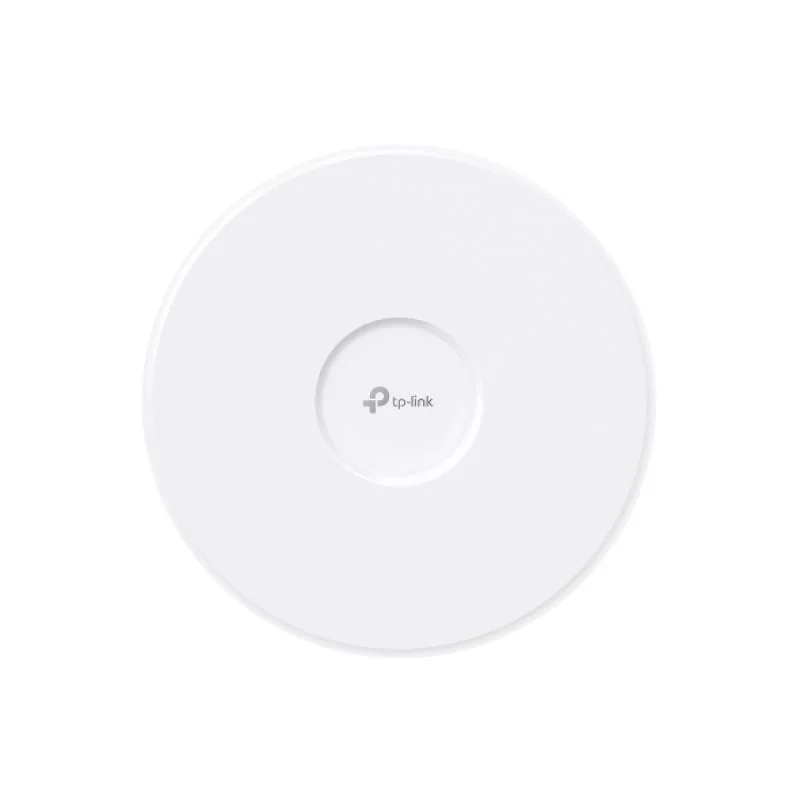 Omada BE3600 Ceiling Mount Tri-Band Wi-Fi 7 Access Point PORT: 1×2.5G RJ45 Port SPEED:688 Mbps at 2.4 GHz + 2882 Mbps at 5 GHz FEATURE: 802.3 at POE + and 12V DC (Power Adapter is not included), 4 ×Internal Antennas, MU-MIMO, Seamless Roaming, Band