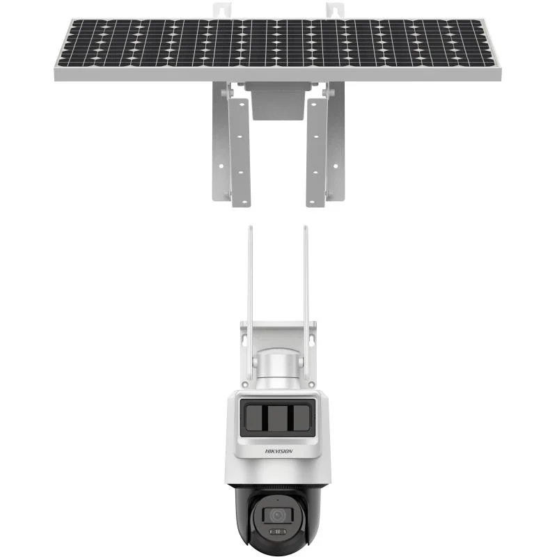 Camera PTZ cu panou solar Hikvision 4MP Pro Solar-powered Security PT Camera Setup High quality imaging with 4 MP resolution Dual transducers – PIR and Radar work together for higher detection accuracy Support 4G LTE data transmission Built-in microphone