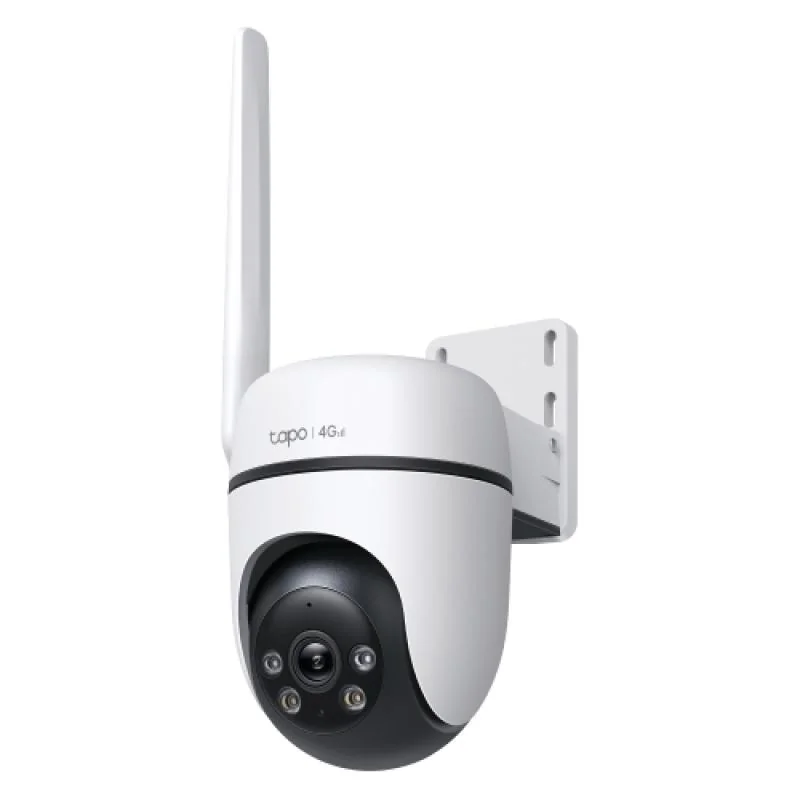 Outdoor Pan/Tilt 4G LTE Camera SPEC: 1080p (1920x1080), 4G LTE (LTE-FDD: B1/3/5/7/8/20/28, LTE-TDD: B38/40/41), 1 × External Antenna, 1 × PoE Port, Horizontal 360º FEATURE: Pan/Tilt, Starlight Color Night Vision, Smart AI Detection and Notifications
