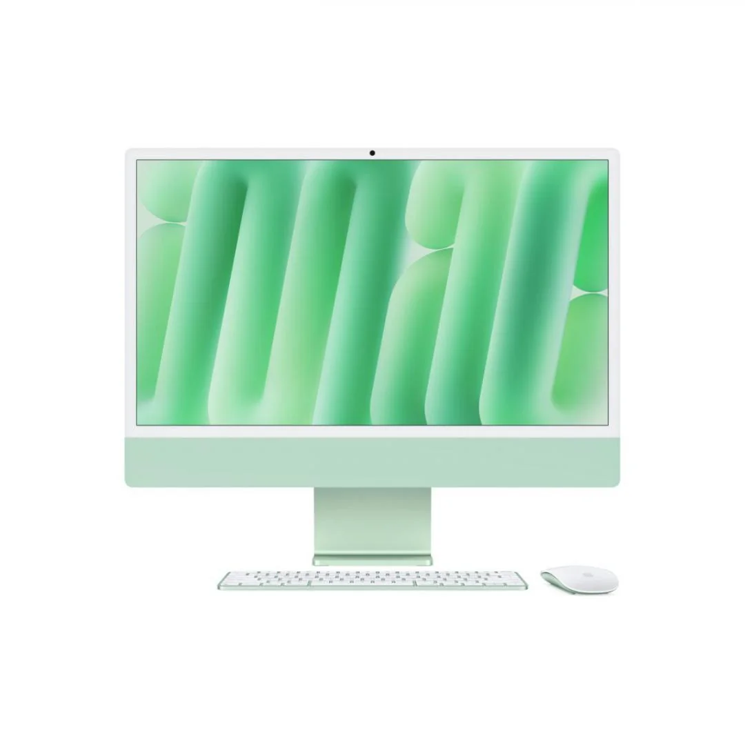 Apple iMAC 24" Retina 4.5k/ Apple M4 (CPU 10-core, GPU 10-core, Neural Engine16-core)/16GB/256GB - Green - INT KB (2024)