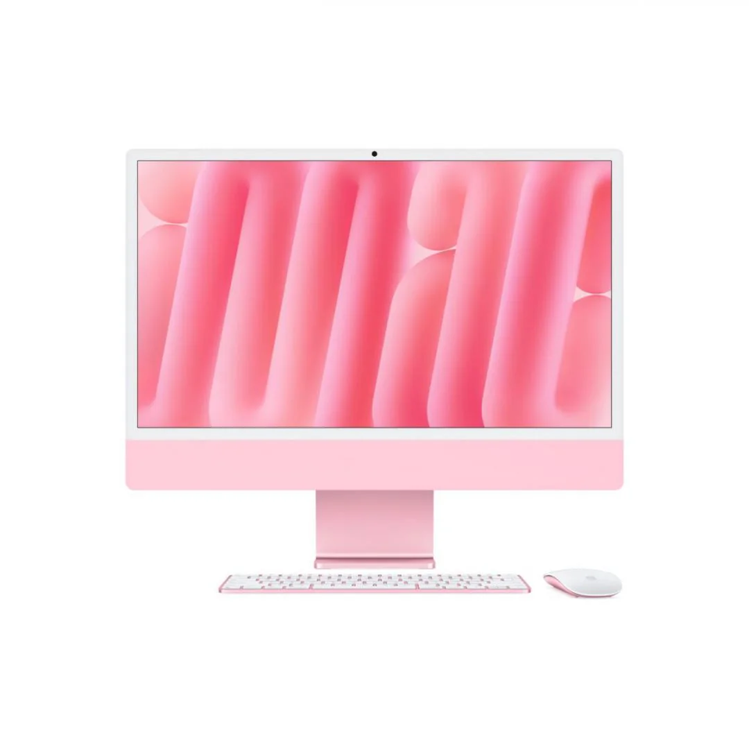 Apple iMAC 24" Retina 4.5k/ Apple M4 (CPU 8-core, GPU 8-core, Neural Engine16-core)/16GB/256GB - Pink - INT KB (2024)
