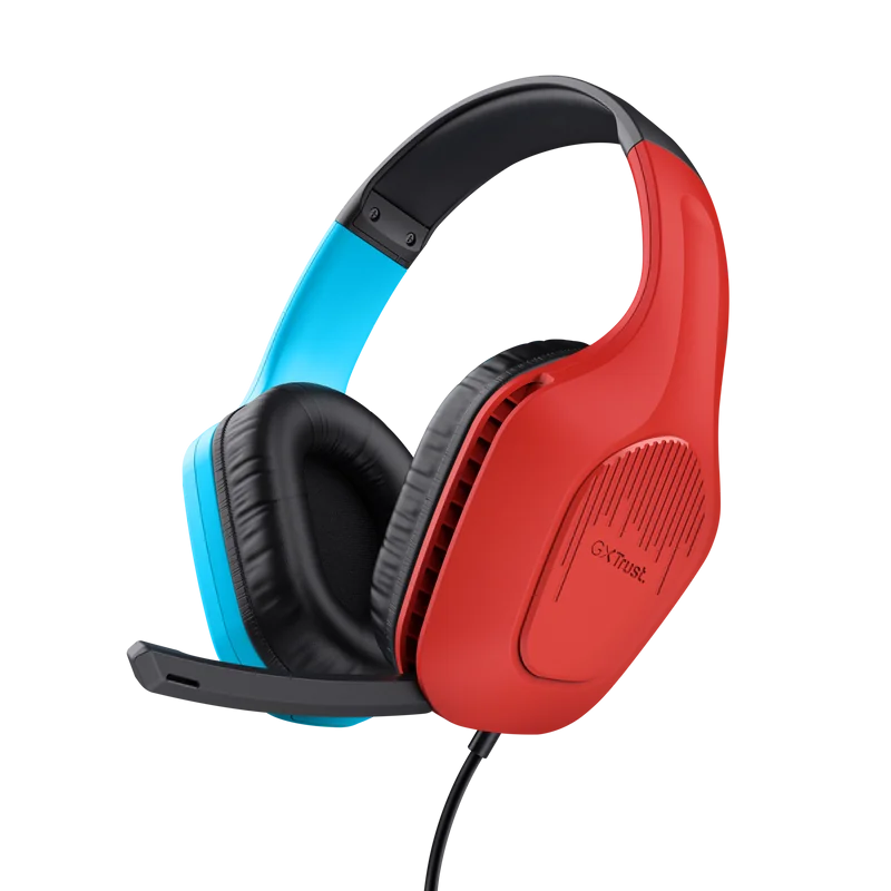 Casti cu fir GXT 416S Zirox Nintendo Switch, cu microfon, interfata 3.5mm, frecventa raspuns 20 Hz - 20.000 Hz, sensibilitate 90 dB, multicolor