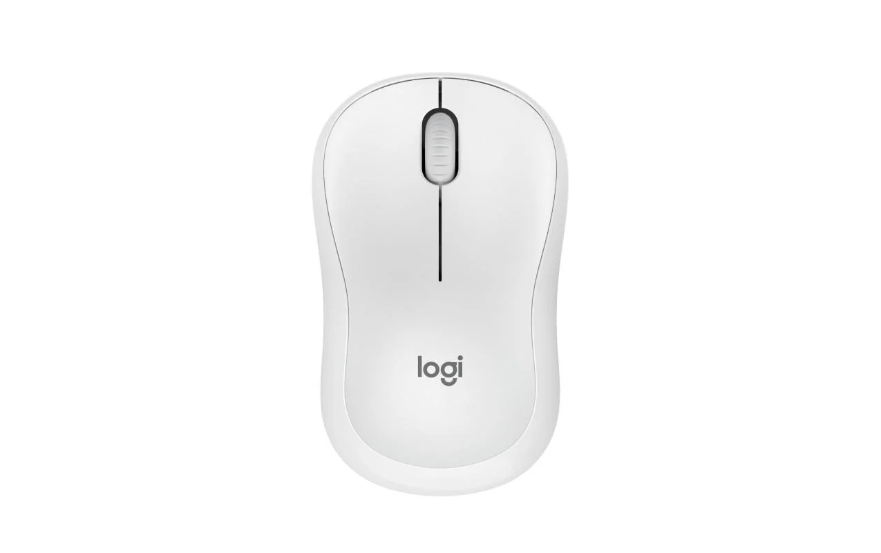 Mouse Logitech MK240 Silent Wireless, optic, interfata Bluetooth, rezolutie 1000 DPI, alb Logitech