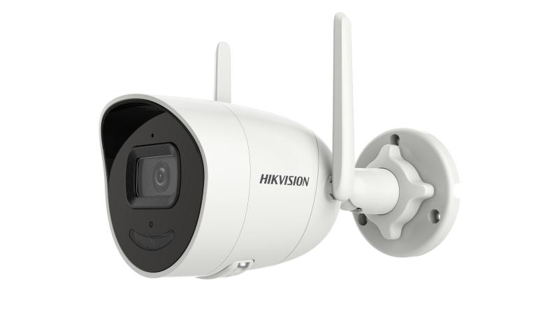 Camera supraveghere Hikvision WIFI IP bullet DS-2CV2041G2-IDW(2.8MM)(W); 4 MP, WIFI 2.4G cu 2 antene, distanta in camp deschi