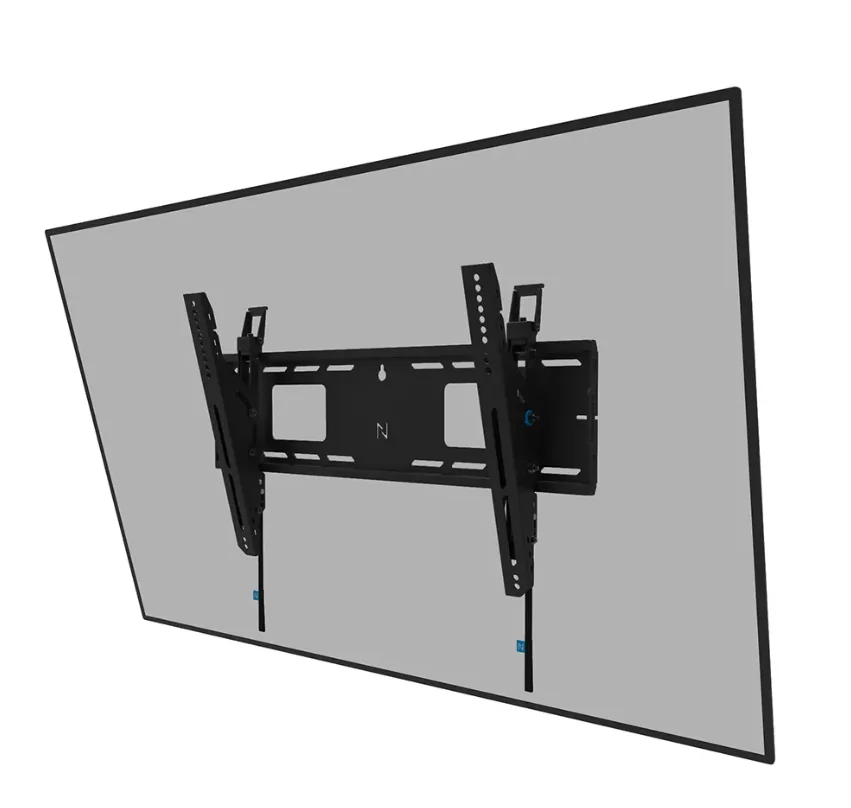 Suport perete Neomounts heavy duty, pentru display-uri interactive si ecrane grele de pana la 42-86", sistem de prindere VESA 600x400, greutate maxima suportata 125kg, fix, distanta fata de perete 4.2cm, cu sistem ce permite prinderea/desprinderea usoara