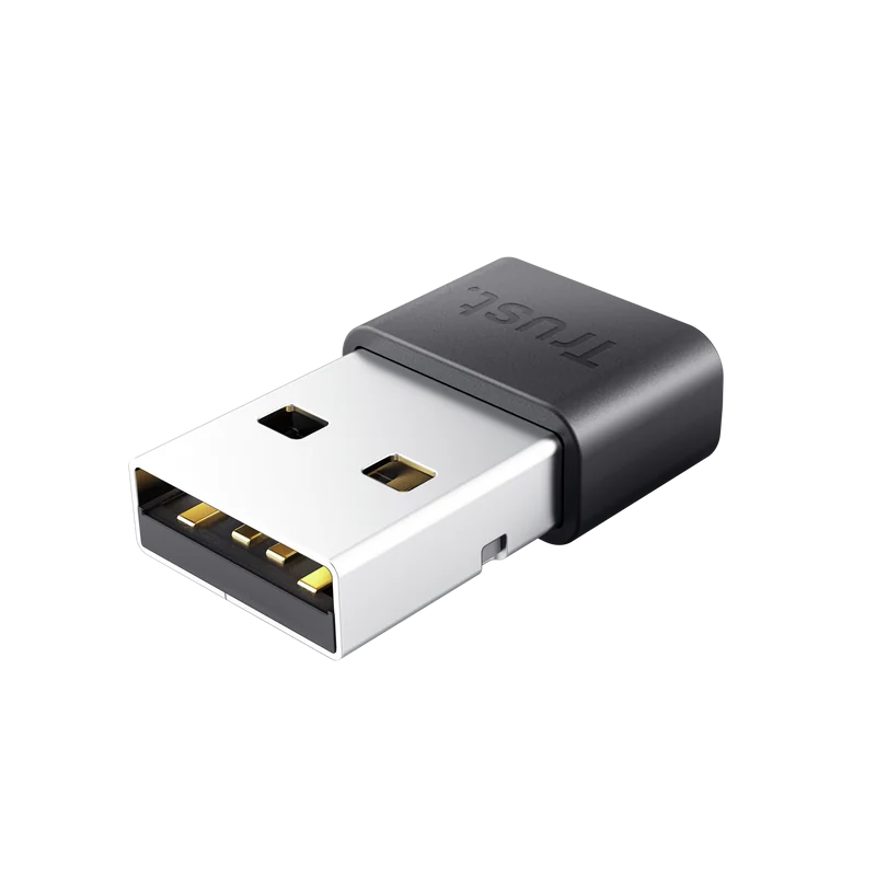 Adaptor Bluetooth Trust Myna 5.3, viteza maxima transfer 2 MB/s, negru
