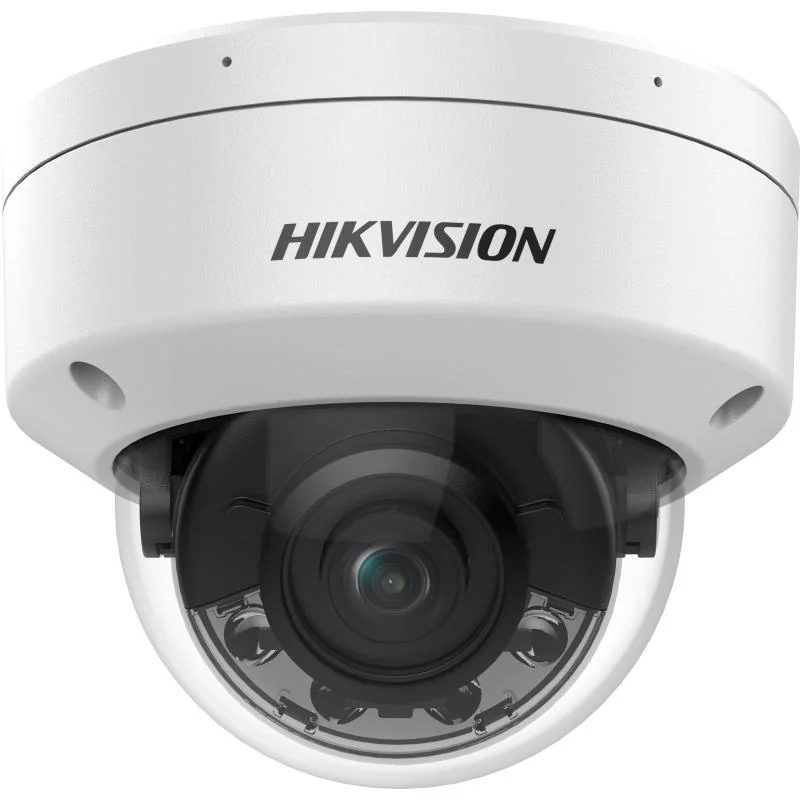 Camera de supraveghere IP Dome 8MP Hikvision DS-2CD2187G2H-LISU(4MM) (EF), lentila fixa 4mm, iluminare min: Color: 0.0005 Lux @ (F1.0, AGC ON), 0 Lux cu lumina alba: 30m, IR 30m, microfon incorporat, interfata audio: 1/1, alarma: 1/1, slot card de