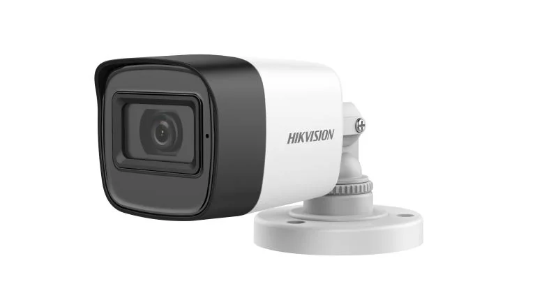 Camera de supraveghere Mini Bullet 2MP Hikvision DS-2CE16D0T- ITPFS(2.8MM), lentila fixa: 3.6mm, iluminare min.: 0.01 Lux @ (F2.0, AGC ON), 0 Lux cu IR: 25m, iesire: TVI/AHD/CVI/CVBS, alimentare: 12 VDC ± 25%, protectie: IP67, dimensiuni: 58 mm × 61 mm ×