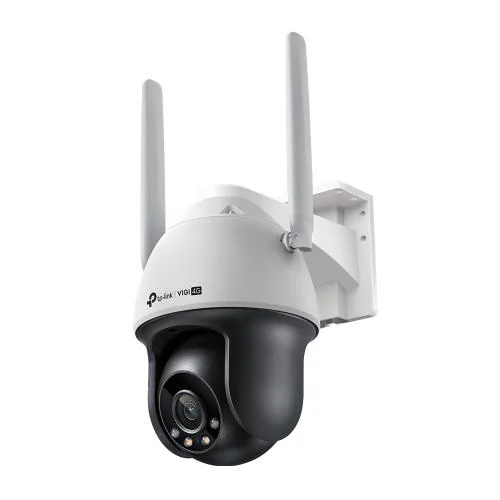 Camera IP 4 MP VIGI C540-4G; 1/3.06" Progressive Scan CMOS; Rezolutie 4 MP (2560 × 1440); Compresie: H.265+/H.265/H.264+/H.264; Iluminator :  IR 30M; Lentila: 4.0mm; PTZ: Pan: 0° - 348°, Tilt: 0° - 120°; Viteză Pan: Configurabil de la 8° la 44°/s; Viteză