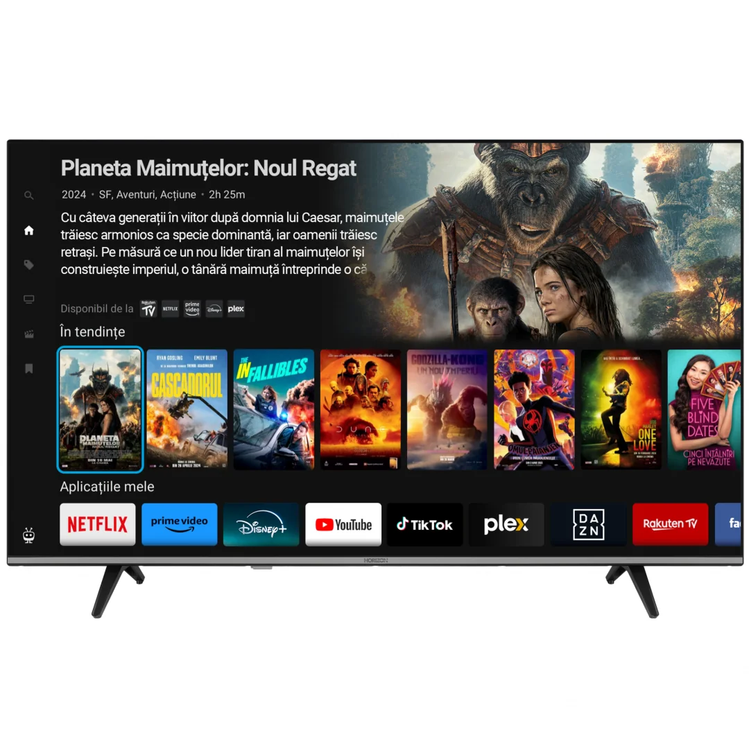 LED TV HORIZON SMART 65HL7560U/D, 65" D-LED, 4K Ultra HD, DVB-S2/T2/C, CME 400Hz, TiVo, Contrast 5000:1, 350 cd/m2, 1x CI+, 3x HDMI (v2.0), 2x USB(v2.0), 1x Optic, 1x AUX, 1x LAN(RJ45), USB Player (AVI,MKV, H.265/HEVC, JPEG), HDR10, Dolby Vision + Dolby