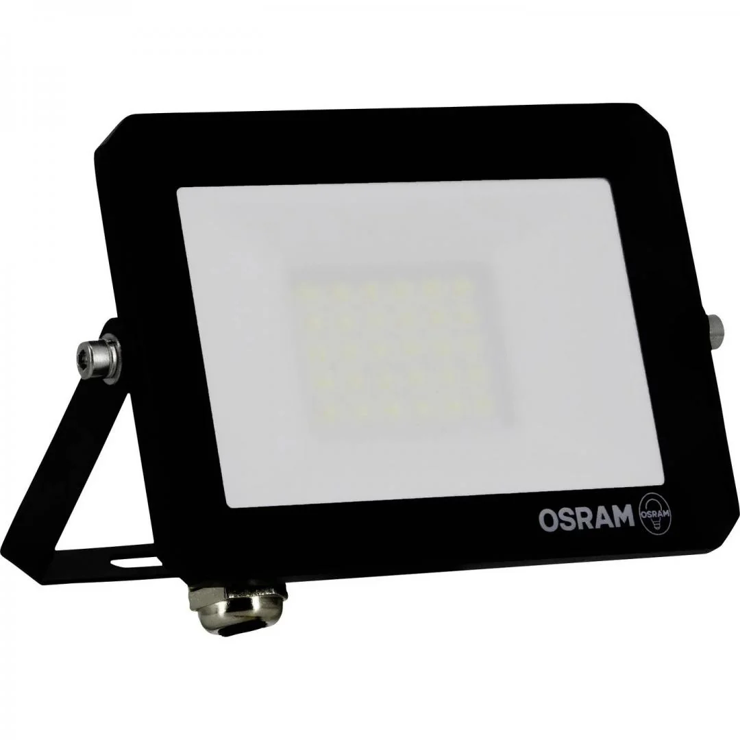 Proiector LED OSRAM FLOODLIGHT LUX, 20W, 220-240V, 1800 lm, lumina neutra(4000K), IP65, 12.4x3x9.9cm, aluminiu, Negru