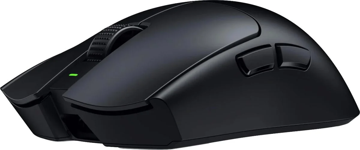 Mouse Razer Viper V3 Pro, rezolutie maxima 35000 DPI, durata de viata baterie pana 95 hours  la 1000 Hz, pana la 62 pre la 2000 Hz, pana la 40 ore la 4000 Hz pana la ore la 8000 Hz, negru