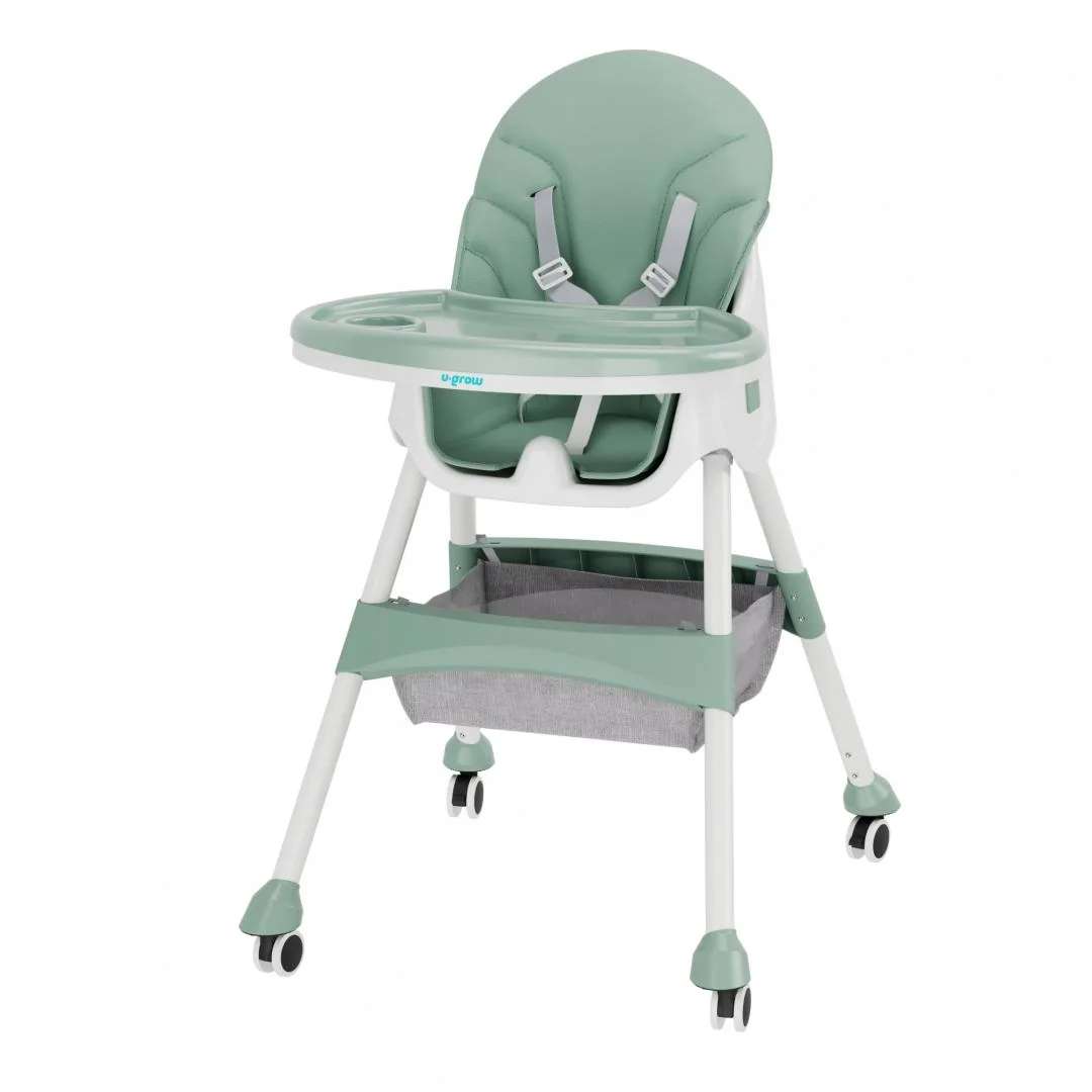 Scaun de masa 2 in 1, pliabil, verde, U-Grow U-Grow