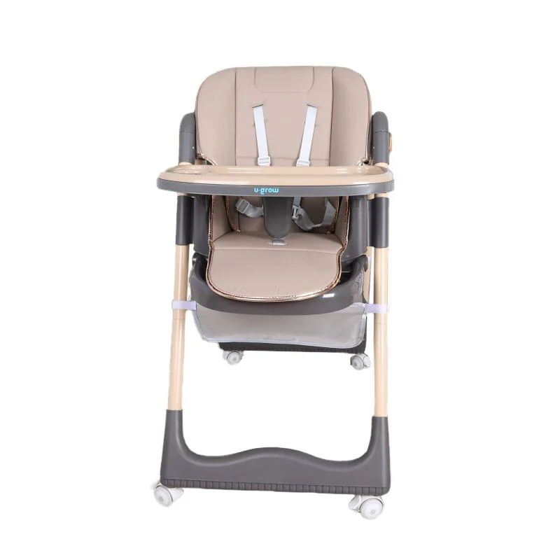 Scaun de masa cu inaltime reglabila, spatar ajustabil in 4 pozitii, pliabil, brown, U-Grow U-Grow