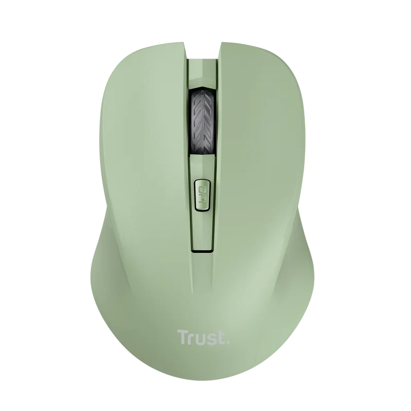 Mouse Trust Mydo Wireless, rezolutie 1800 DPI, 4 butoane, durata de viata baterie 6 luni, verde