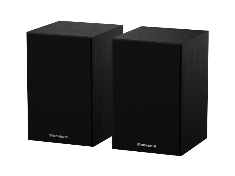 Boxe Genesis Arsen 302BT 2.0, putere RMS 10W x 2, frecventa raspusn 60 - 20000 Hz, material MDF, negru
