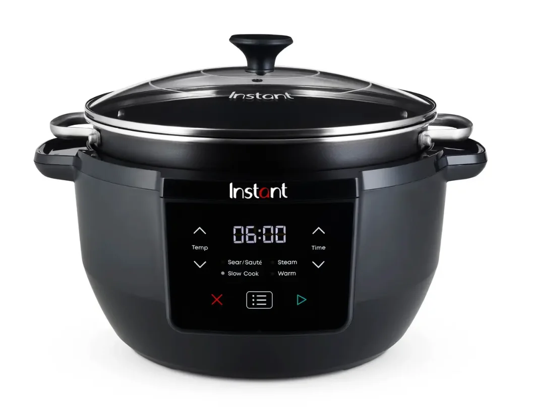 Slow Cooker Instant Pot, 800W, Capacitate 7.1L, Keep Warm, 4 in 1, control digital, Negru Instant Pot