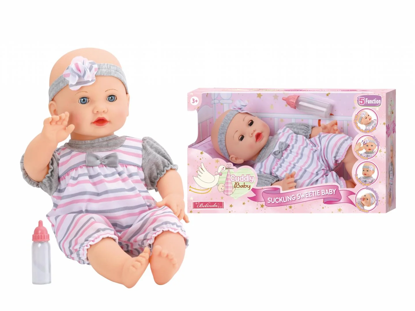 PAPUSA BEBELUS CARE MANANCA, 40 CM Momki